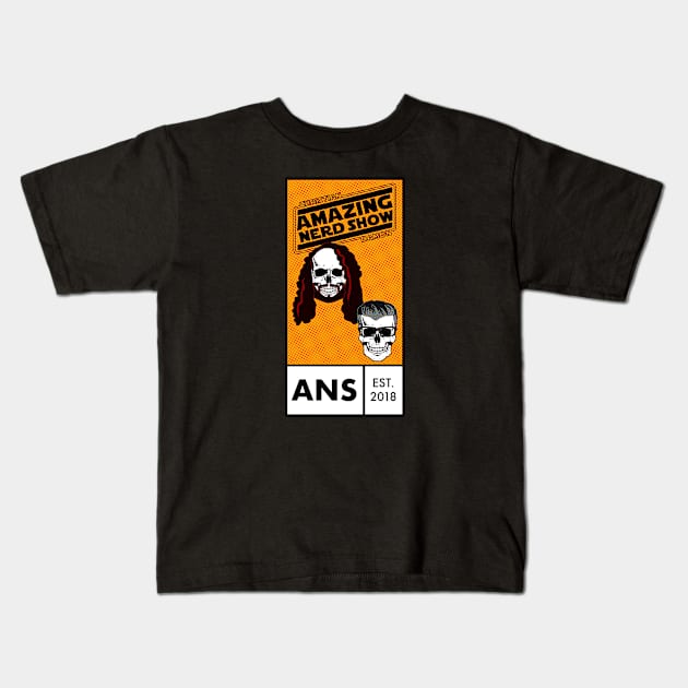 The Amazing Nerd Show Comic Book Corner Kids T-Shirt by The Amazing Nerd Show 